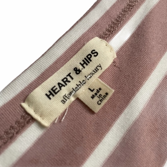 Heart & Hips Mini Striped Dress (SZ L) - Picture 2 of 6
